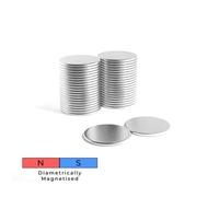 Magnet Store 8mm X 1mm Disc Diametrically Magnetised Neodymium N52 (0.25Kg Pull) - 50 Magnet(S)