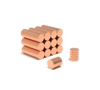 Magnet Store 8mm X 2mm Neodymium Disc Magnet Copper Plated N52 (1.1Kg Pull) - 100 Magnet(S)