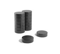 Magnet Store 8mm x 5mm Disc Black Epoxy Neodymium Magnet N42 - Perfect for Outdoor DIY, Crafts, Woodworking, and Manufacturing (50)