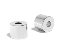 Magnet Store Od35mm X Id15mm X T35mm Neodymium Tube Magnets N42 (Pull 45.90Kg) - 5 Magnet(S)