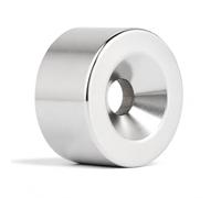 Magnet Store Single 10x10mm (4mm Hole) Countersunk Neodymium Magnet N42