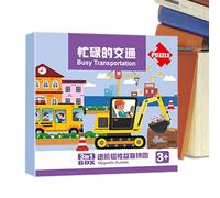 Magnet Toys - Toys Puzzle Book Learning Activities,Magnetic Games for Boys Girls Kids Age 2-6 Learning Education Development Preschool Kindergartens Car Airplane Birthday