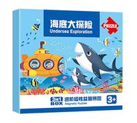 Magnet Toys - Travel Toys Toddler Puzzles,Magnetic Travel Games for Boys Girls Kids Age 2-6 Car Airplane Road Trip Birthday Education Development