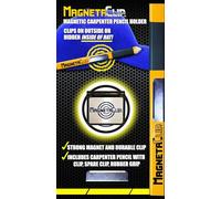 MAGNETACLIP Magnetic Carpenter Pencil Holder For Hat, Keeps Pencil Handy