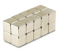 Magnetastico® | 10 pieces 12x12x12 mm cube neodymium magnets N52 | Strong magnets | Refrigerator magnet Pinboard magnet Permanent magnet Whiteboard magnet