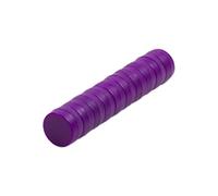 Magnetastico® | 10x strong neodymium magnets with protective coating | Purple colour & size 12x6 mm | Strong coloured office magnets | Perfect mini magnet for fridge, whiteboard & glass magnetic board