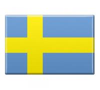 MAGNETBUTTON Band • Sweden • new size approximately 7.5 CM x 5.5 CM (37816) Metal Magnetic Fridge Magnet Gift