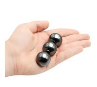Magneteksan Ferrite Magnetic Spheres Big Magnet Balls for ASMR, Relaxation, Stress & Anxiety Relief, Premium Office and Desk Gadget, Versatile (3 Pcs (30mm))