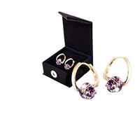 Magnetfeldtherapie Germanium Ohrringe, Magnet Ohrringe zur Unterstützung der Figurpflege (c)