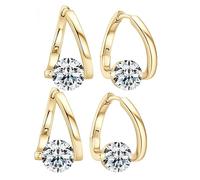 MagneTherapy Germanium Earrings, Lymphatic Magnetotherapy Earrings, Lymphatic Drainage Earrings, Magnetic Therapy Earrings for Women Girls (Gold)