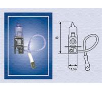 Light bulb H3 002554100000 MAGNETI MARELLI