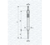 GLOW PLUG FITS: AUDI A3 / S3 2.0 TDI 16V/2.0 TDI/2.0 TDI QUATTRO/2.0 TDI 16V