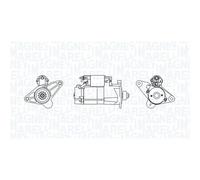 MAGNETI MARELLI 063720061010 12V 1,4kW 12 teeth Compatible with LAND ROVER Range Rover Evoque L538 233002596R MQS061 GJ3211001BC