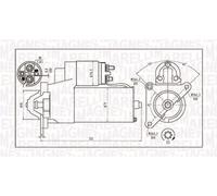 MAGNETI MARELLI 063720373010 Starter motor