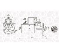 MAGNETI MARELLI 063720680010 Starter for RENAULT