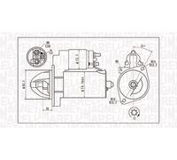 MAGNETI MARELLI 063721410010 Starter motor