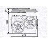 MAGNETI MARELLI 069422583010 Fan, radiator