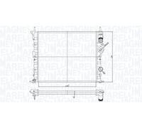 MAGNETI MARELLI 350213194700 Engine radiator