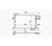 MAGNETI MARELLI 350213829000 Engine radiator