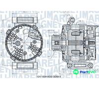 MAGNETI MARELLI ALTERNATOR 063731546110