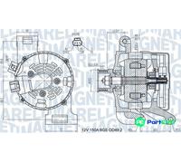 MAGNETI MARELLI ALTERNATOR 063731575010 FOR FORD