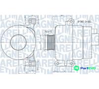 MAGNETI MARELLI ALTERNATOR 063731969010 FOR ALFA ROMEO FIAT LANCIA ABARTH