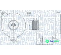 MAGNETI MARELLI ALTERNATOR 063732133010 FOR KIA