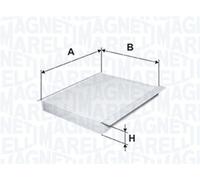 Magneti Marelli Cabin Filter FORD KA 1.3 I Cabin Filter For MAZDA, AC, H