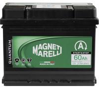 Magneti Marelli Car Battery 60AH 12V 520A Start And Stop MAGNETI MARELLI QUANTUM