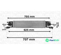 MAGNETI MARELLI CHARGE AIR COOLER 351319204120 FOR OPEL VAUXHALL