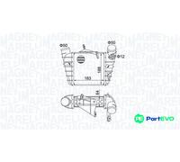 MAGNETI MARELLI CHARGE AIR COOLER 351319204750 FOR SEAT SKODA VW