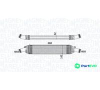 MAGNETI MARELLI CHARGE AIR COOLER 351319204820 FOR AUDI