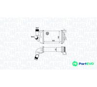 MAGNETI MARELLI CHARGE AIR COOLER 351319205080 FOR OPEL VAUXHALL