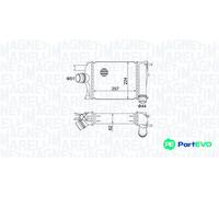 MAGNETI MARELLI CHARGE AIR COOLER 351319205170 FOR RENAULT DACIA