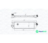 MAGNETI MARELLI CHARGE AIR COOLER 351319205340
