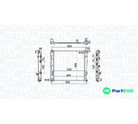 MAGNETI MARELLI ENGINE COOLING RADIATOR 350213160500 FOR HYUNDAI KIA