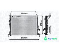 MAGNETI MARELLI ENGINE COOLING RADIATOR 350213169900 FOR FORD