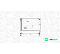 MAGNETI MARELLI ENGINE COOLING RADIATOR 350213178600 FOR TOYOTA