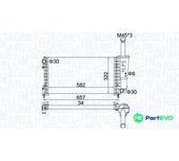 MAGNETI MARELLI 350213183700 Engine radiator