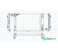 MAGNETI MARELLI ENGINE COOLING RADIATOR 350213196700 FOR AUDI
