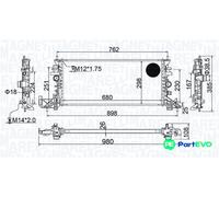 MAGNETI MARELLI 350213206700 Engine radiator