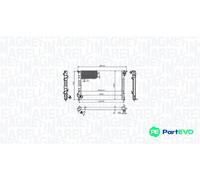 MAGNETI MARELLI ENGINE COOLING RADIATOR 350213212700 FOR MINI