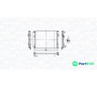 MAGNETI MARELLI ENGINE COOLING RADIATOR 350213212900