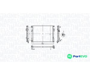 MAGNETI MARELLI ENGINE COOLING RADIATOR 350213212900