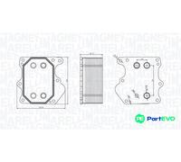 MAGNETI MARELLI ENGINE OIL OIL COOLER 350300000500