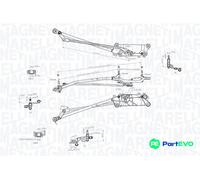 MAGNETI MARELLI FRONT WIPER LINKAGE 085570758010 FOR PORSCHE VW