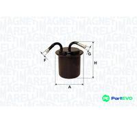 MAGNETI MARELLI FUEL FILTER 153071762555 FOR HONDA