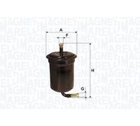 Magneti Marelli Fuel Filter - Gasoline HYUNDAI ATOS 1.1 Fuel Filter