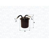 Magneti Marelli Fuel Filter - Petrol HONDA CR-V IV 1.6 i-DT Fuel Filter