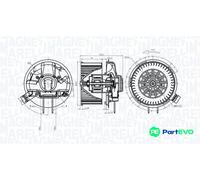 MAGNETI MARELLI INTERIOR BLOWER 069412305010 FOR RENAULT